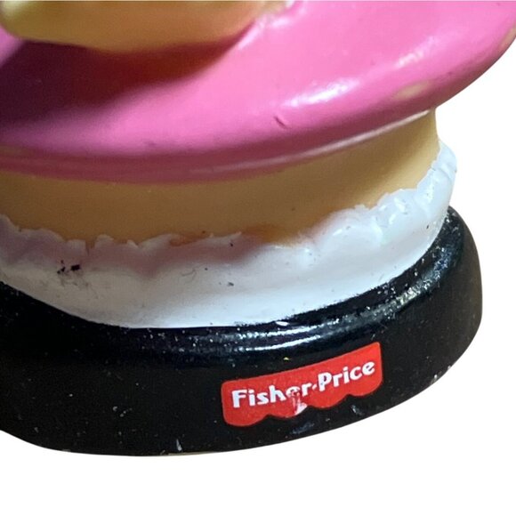 Fisher-Price Little People Sonya Lee Asian Girl Figure Pink Skirt 1997 - Picture 5 of 10